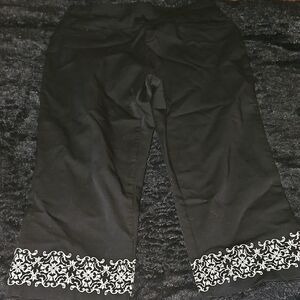 Croft & Barrow Black Effortless Stretch Capri